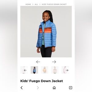 Cotopaxi Kids Fuego Down Jacket XS (5/6) Blue